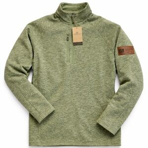 Stormtech Men’s Avalanche 1/4 Zip Pullover Sustainable Fleece XL Outdoor Green